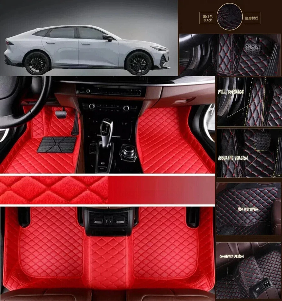 For Ford Mustang Car custom Floor Mats Auto All Weather 2007-2024 — 第 2/4 张图片