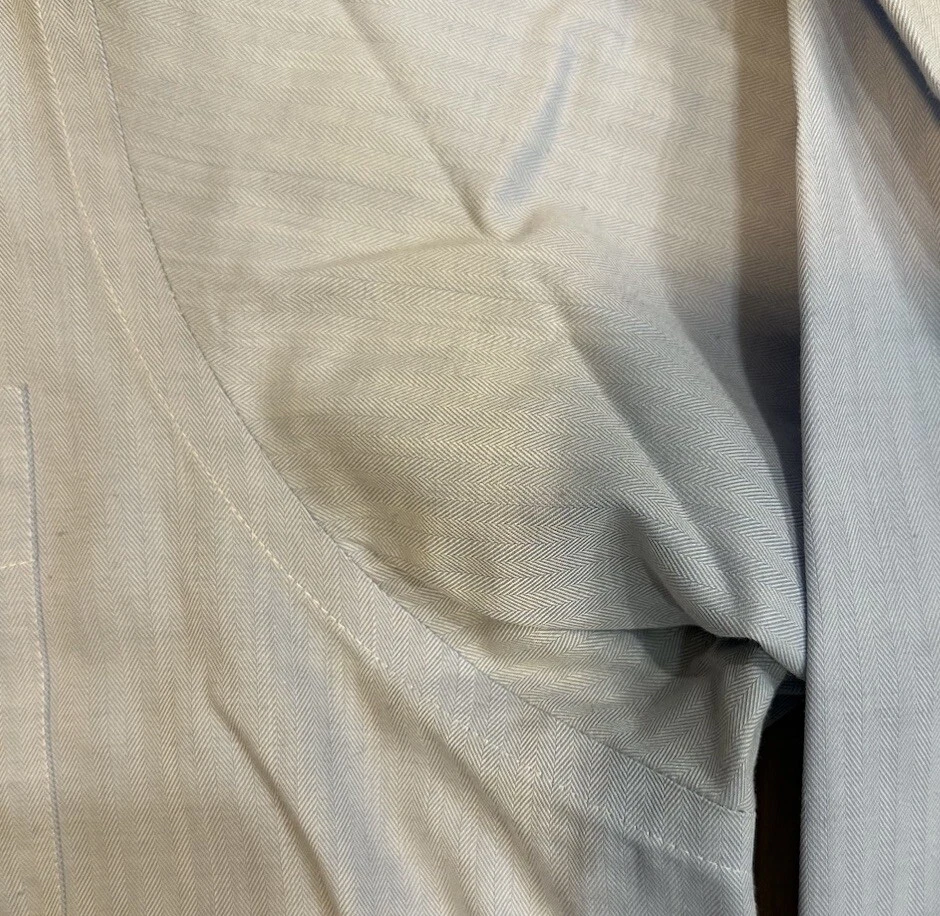 Camisa de vestir American Living para hombre azul claro talla XL extra grande 17-1/2 36/37 Foto 3 de 4