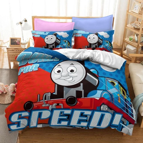 Kinder 3D Thomas und seine Freunde Bettwäsche Set Bettbezug Set 135x200 200x200 - Bild 3 von 11