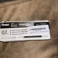 Pentel Energel 0.7 Refill Ink for BL57 BL77 Pens, Box of 6 Black and 6 Blue