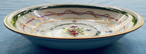Set of FOUR Haviland Vieux Paris Green Fruit Dessert Bowls - Picture 5 of 11