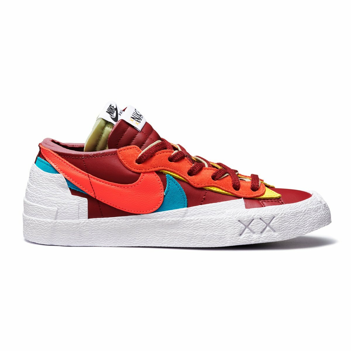 SACAI X NIKE Nuovissimo blazer Nike x sacai x KAWS taglia bassa 9 5 squadra rosso DM7901 600 100% originale