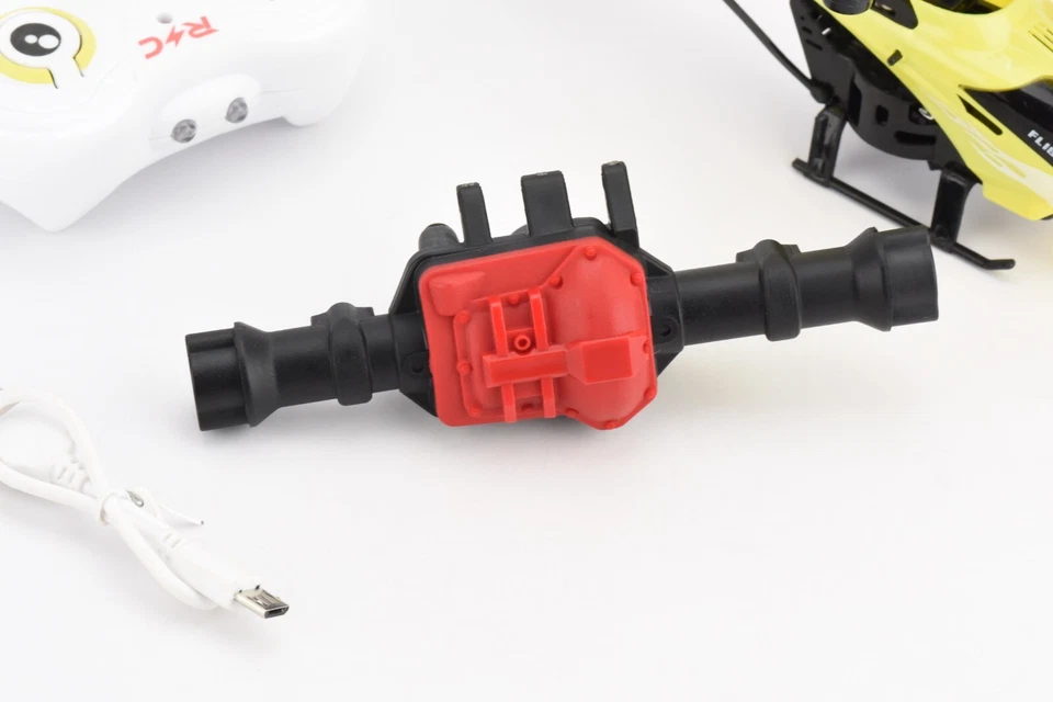 Fits Traxxas TRX-4 TRAXX Sport Rear AXLE Housings, Spool Differential, RED Cover - Image 2 of 4