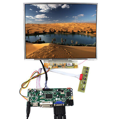 HDMI DVI VGA LCD Controller Board With 12.1" 1024x768 LED Backlight LCD Screen