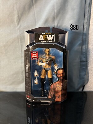 Jazwares AEW Unmatched Collection Series 4 CM Punk 10.5 in Action Figure