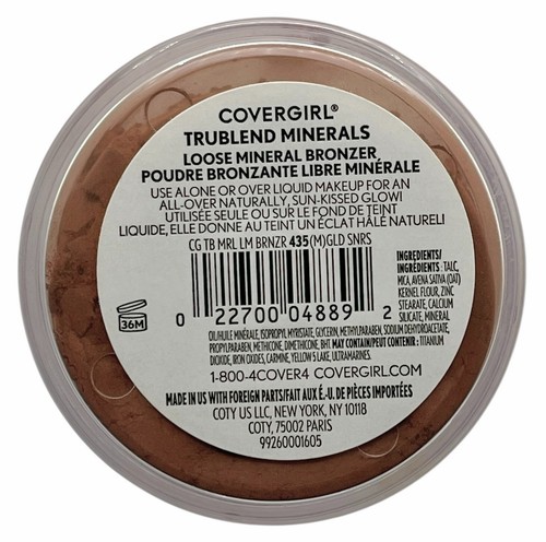 Covergirl TruBlend Mineralien lose Mineral Bronzer M 435 Golden Sunrise 0,63 Oz. - Bild 3 von 3