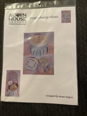 Cross Stitch Pattern Pretty Pretty Pleats Acorn House D13