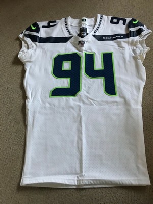 seahawks game worn jersey