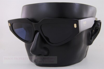 Brand New FENDI Sunglasses FE 40163U 01V Black/Grey For