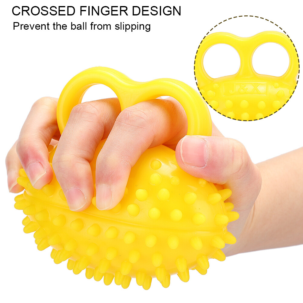 Hand Strengthener Stroke Hemiplegia Rehabilitation Training Hand Grip Ball NEW