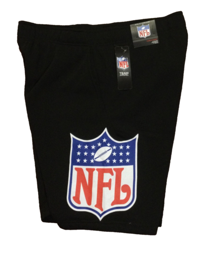 $50 NWT Men’s NFL OFFICIAL SHIELD GEAR 9” FLEECE TRAINING SHORTS-BLACK XLARGE - Picture 1 of 4