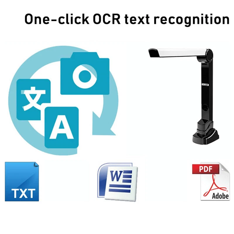 Dokumenten&Buchscanner digitalisiert A3/A4 blitzschnell Sensor Texterkennung USB - Bild 4 von 4