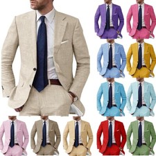 New Fashion Spring Single-Breasted Notch Men Suit 1Piece Formal Wedding Pants