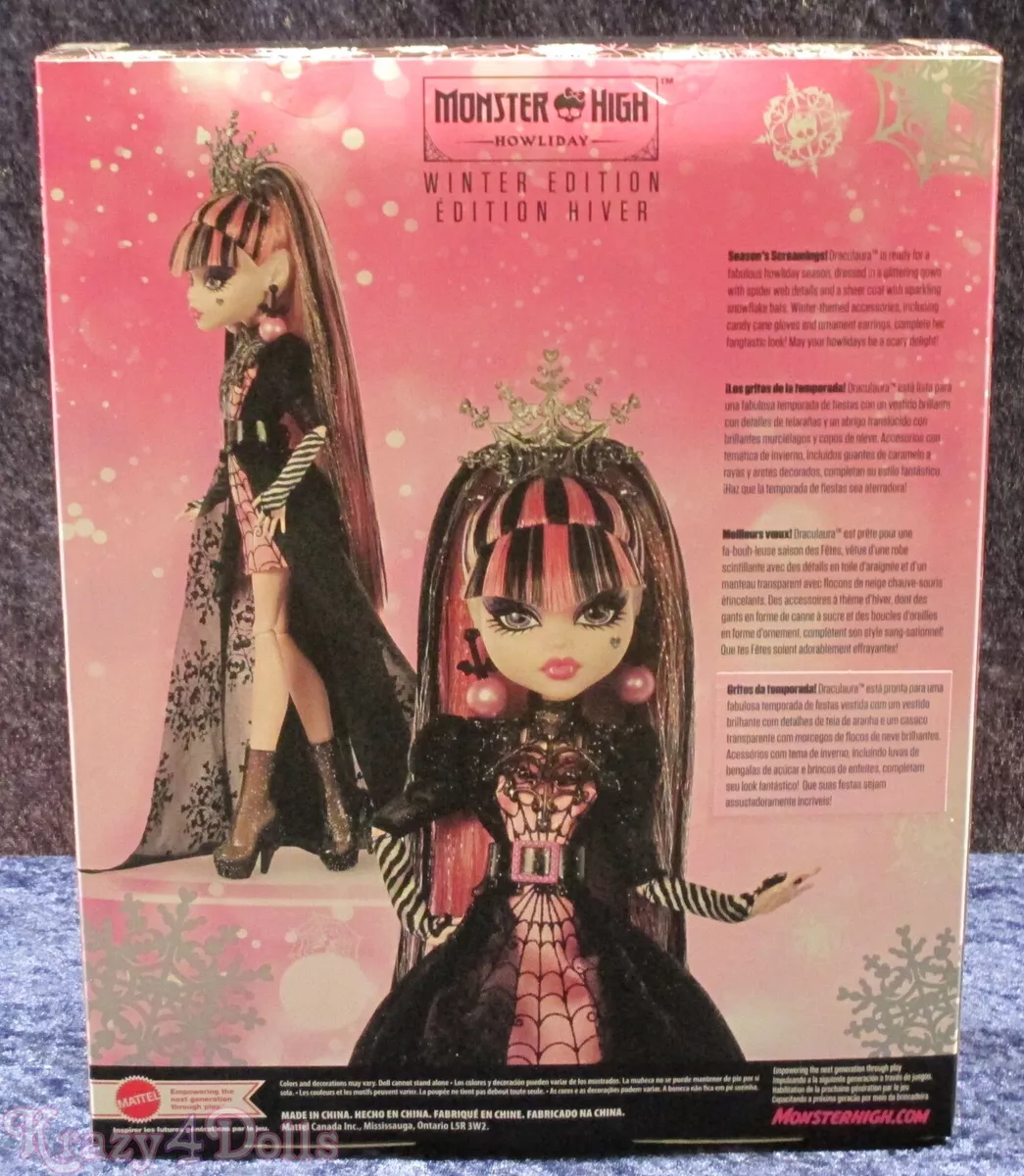 Boneca Monster High Howliday Winter Edition Draculaura - Mattel