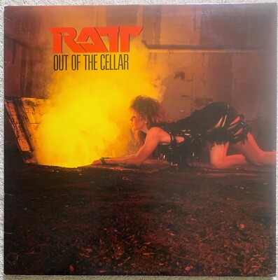 Ratt Out of the Cellar Atlantic 7 80143-1  EX/VG+  A pristine collectible copy