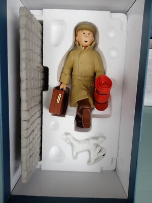 Moulinsart Tintin : "Ils Arrivent !" – Illustration Le Petit Vingtième N°48 – Résine