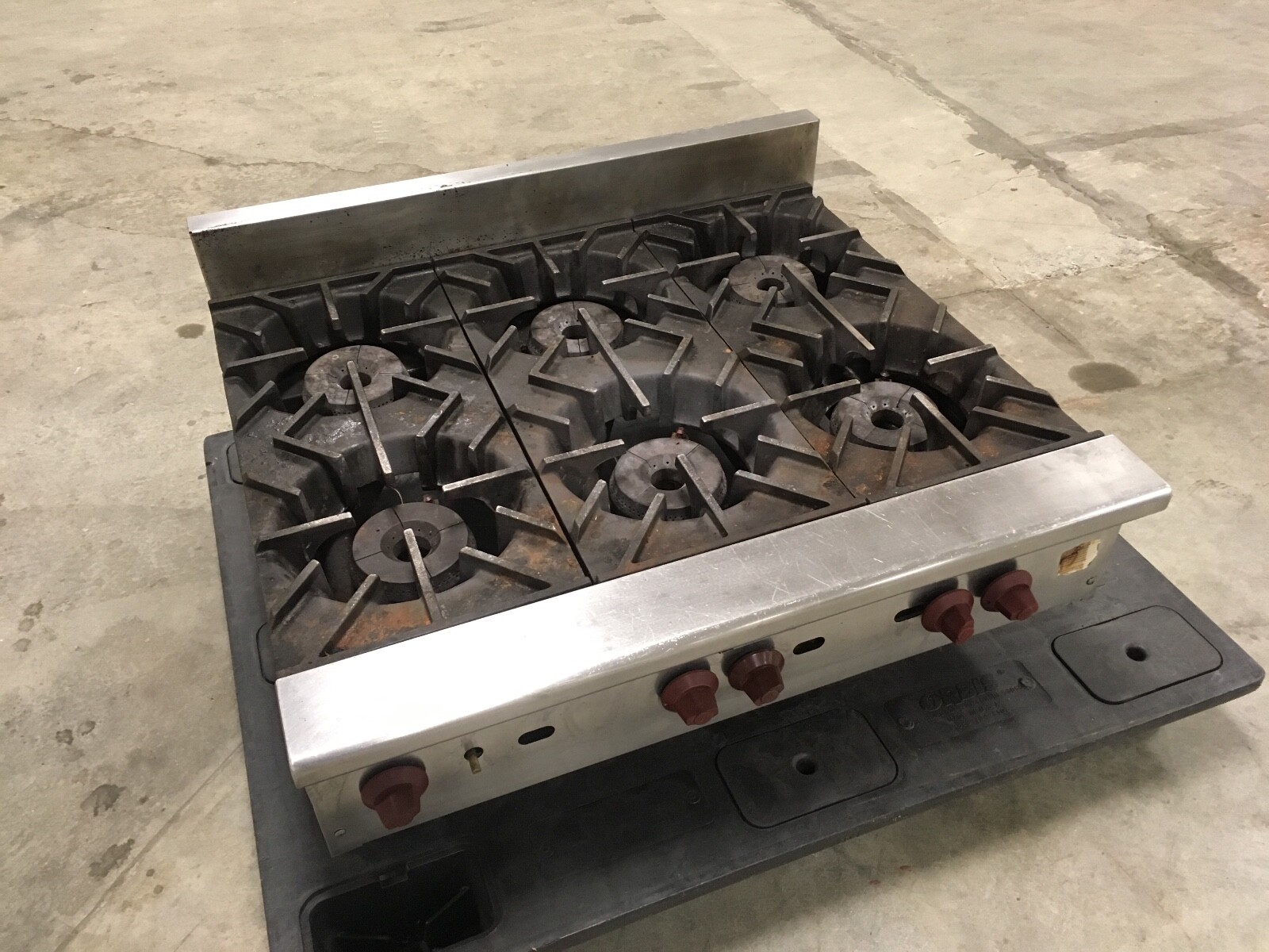 Wolf Ahp636 Nat Achiever Natural Gas 36 6 Burner Countertop Range