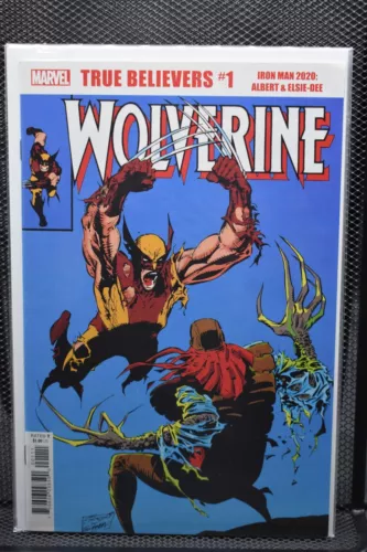 Wolverine #37 True Believers Variant Marvel 2020 Iron Man Elsie-Dee Albert 8.5