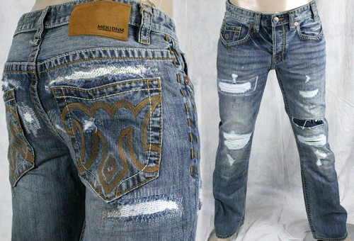 MEK Denim Jeans Men's OAXACA med blue 