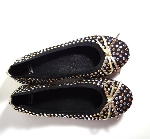 Stuart Weitzman Ballet Flat Shoes  Fannie Tara Embellished Children Size 3  Shoe - Picture 4 of 12
