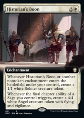MTG HISTORIAN's BOON FOIL EXC - GESCHENK DES HISTORIKERS - DMC X EN - MAGIC