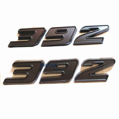 392 Nameplate Car Emblem Body Side Fender Black Metal Badge Letters ...