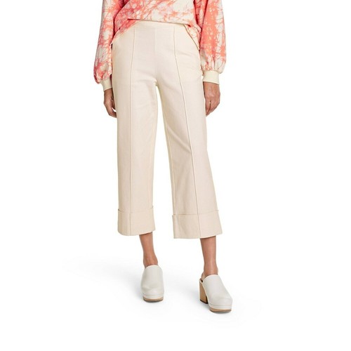 Women's High-Rise Cuff Straight Leg 