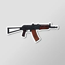 AKS-74U Classic Rifle Art - Laptop Sticker Vinyl 4" Wide