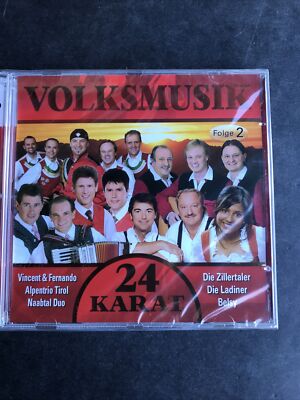 24 Karat-Volksmusik Folge 2 - Doppel CD - Neu & Originalverpackt @C25