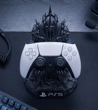 Sauron Lord of the Rings PS5 Controller Stand - 3D Printed Xbox Holder Statue