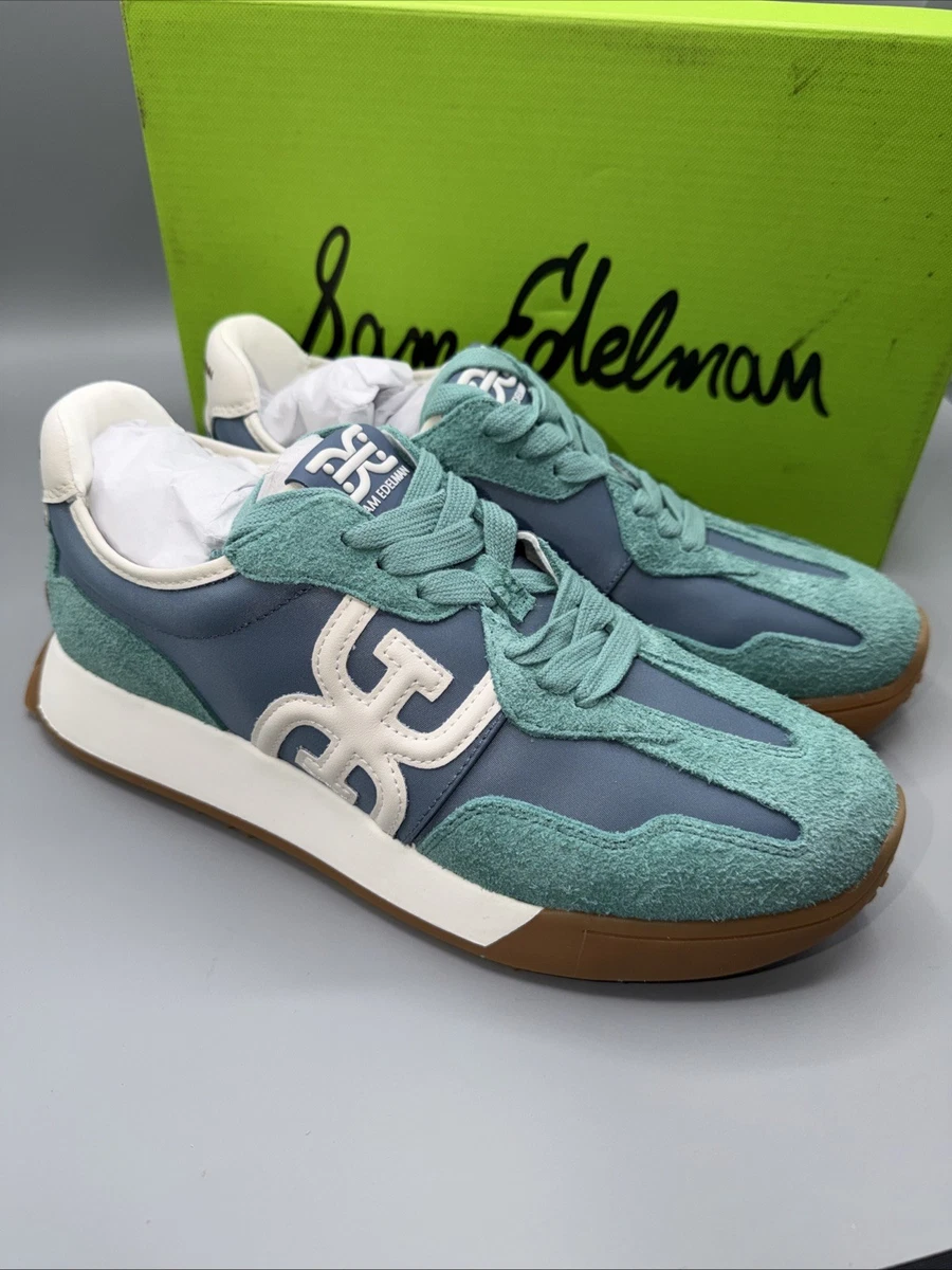 Sam Edelman Talia Sneaker in Billow Blue & Midnight Blue