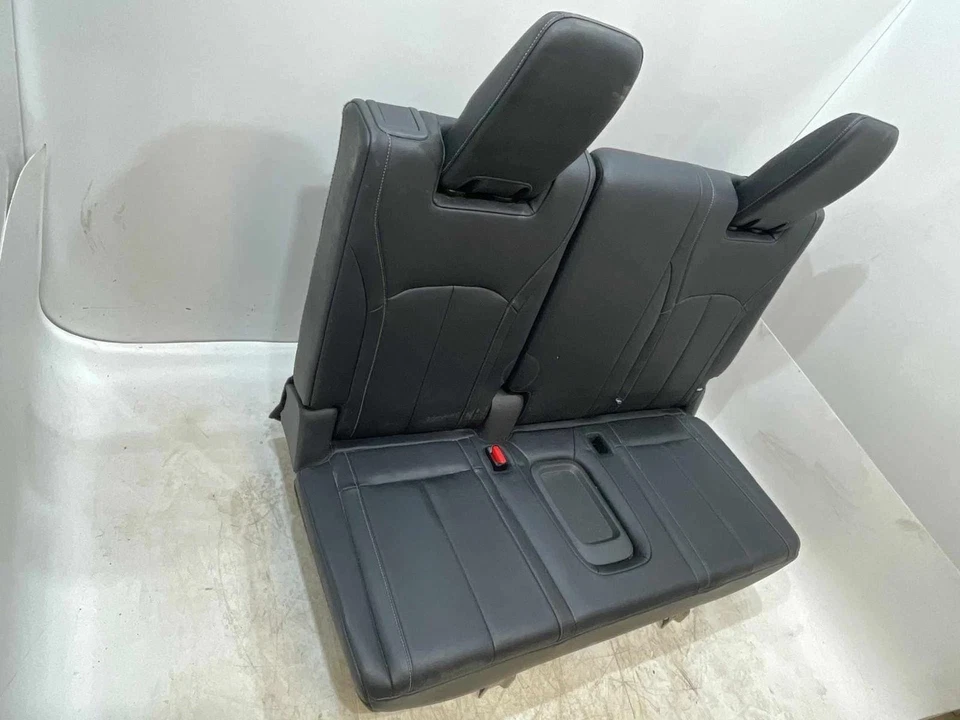 Se adapta a Infiniti QX60 2022-2025 completo tercera fila asiento trasero cuero negro OEM Foto 3 de 4