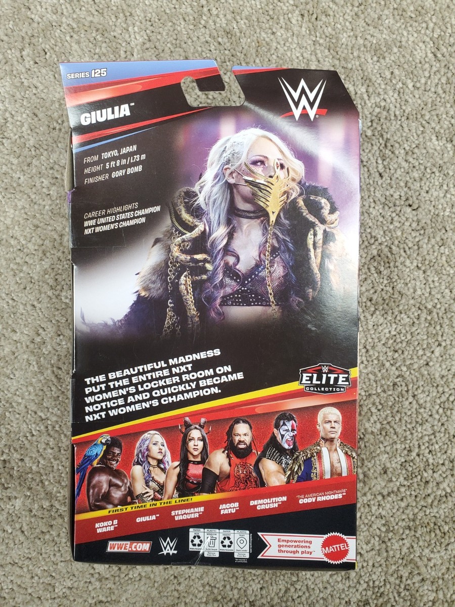 Giulia WWE Mattel Elite Series #125 Wrestling Action Figure | eBay