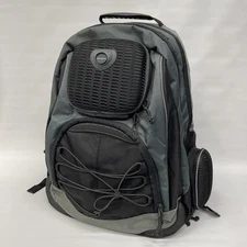 ICON Motorcycle Backpack Large Motorsports Bag Gray Silver