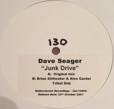 Dave Seager - Junk Drive - Used Vinyl Record 12 - F6999z