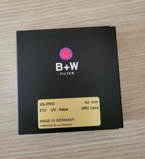 B+W 010 XS-Pro UV-Haze MRC Nano 62mm Filter NEW Made in Germany