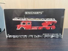 Minichamps 1/43 Mercedes-Benz 1113 Aerial Ladder Fire Truck 1966 Diecast Model