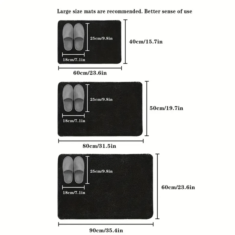 Badematte 3D Rutschfest– Weich, Saugstark & Schnell Trocknend für Bad & Dusche - Bild 2 von 4