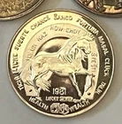 Rare Vintage 1981 Health Wealth & Good Luck Trade Unit 1 T-oz  .999 Silver Round