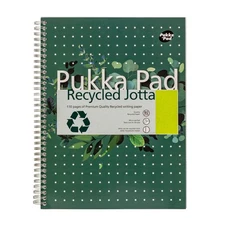 Pukka Pad, Recycled A4 Writing Pad – Pack of 3 Wirebound Notebooks with 110 Page