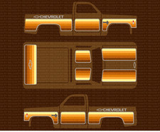 '83 CHEVY SILVERADO Custom WaterSlide Decal for hot wheels 1/64 a1