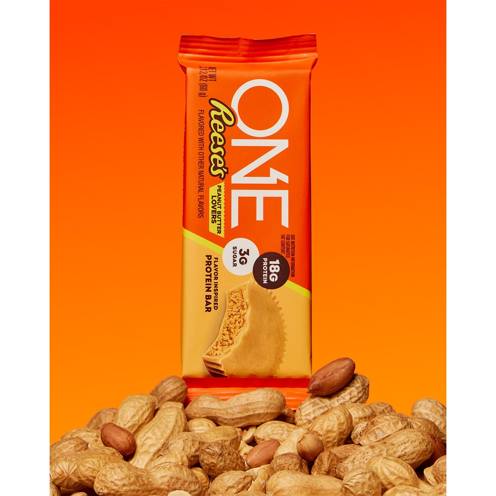 ONE Brands x Reeses Peanut Butter Lovers Protein Bar, ONE Brands x Reese, 4 pack