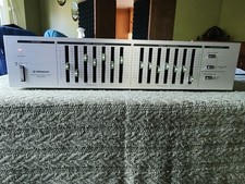 Pioneer SG-540 7-Band Stereo Graphic Equalizer - Green Illuminated Sliders