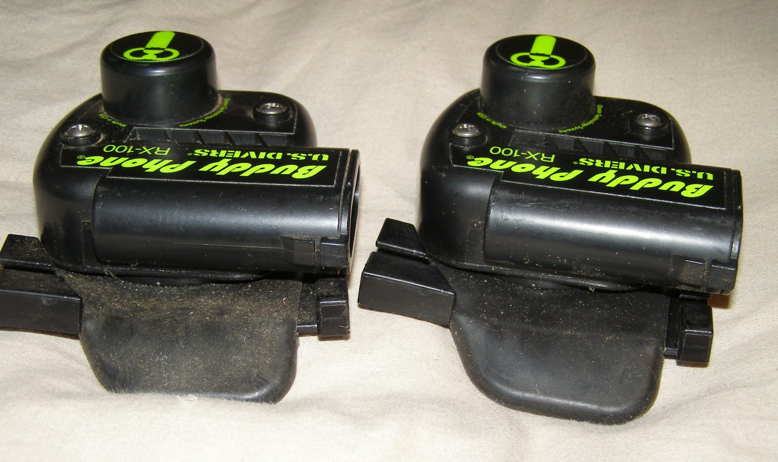 VTG US Divers RX-100 Buddy Phone modules + directions Scuba underwater com