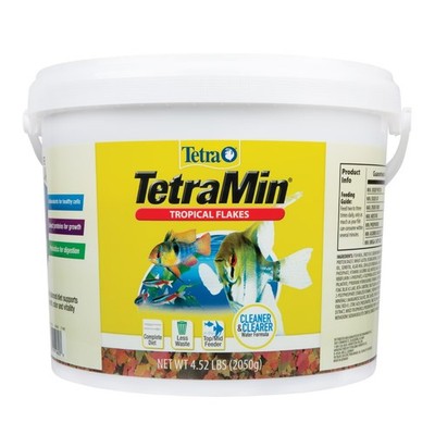 Tetra TetraMin Tropical Flakes, Nutritionally Balanced Fish Food, 4.52 lbs.