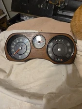1973 Audi Dasher VW Volkswagen SPEEDOMETER B1 Fox gauges woodgrain 0 Miles VDO