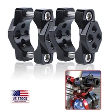 2PCS 22-32mm Motorcycle Bracket Mount Clamp Holder Spot Light Fog Driving Bumper