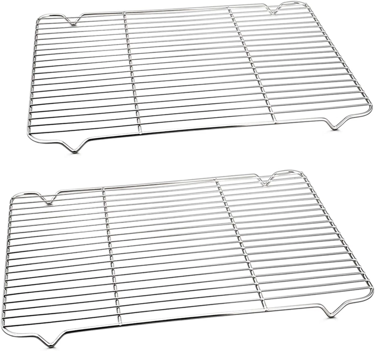 Cooling baking racks 2-pack stainless steel 16.6"x11.5"
Opens in a new window or tab