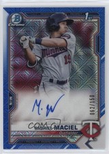 2021 Bowman Chrome Prospect HTA Choice Refractor 62/150 Gabriel Maciel Auto 0w7