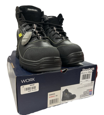 Reebok Work Women's Trainex 6'' Sport Boots Cushguard Internal Met Guard Size 9M